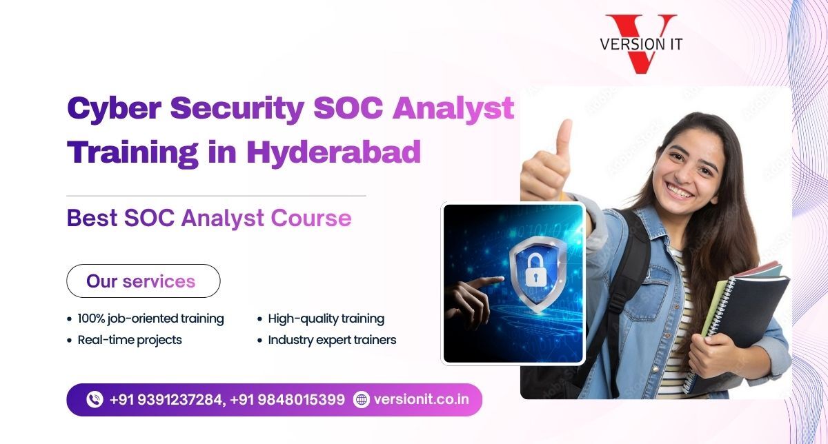 Hyderabad, Education, SOC Analyst Training In Hyderabad | Cyber Security Online Course