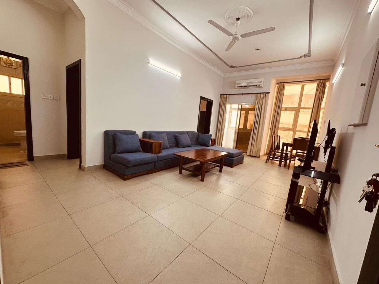 Mahooz, Apartments, Flats, Houses & Villas, BHD 320/month,  Furnished,  2 BR,  FURNISHED TWO BEDROOM FLAT FOR RENT IN MAHOOZ WITH TWO BALCONY