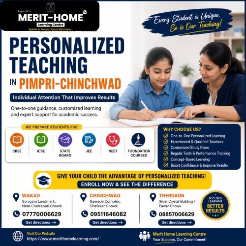 Mumbai, Education, Personalized Teaching In Pimpri-Chinchwad: Individual Attention That Improves Results