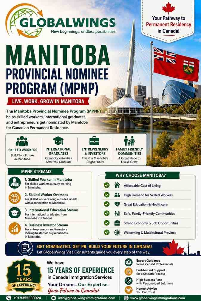 New Delhi, Counseling, Best Guidance For Manitoba Provincial Nominee Program (MPNP) Applications