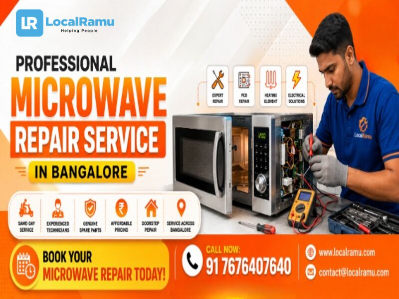 Bangalore, Appliance Repair, Microwave Repair In Bengaluru Doorstep Service By Localramu
