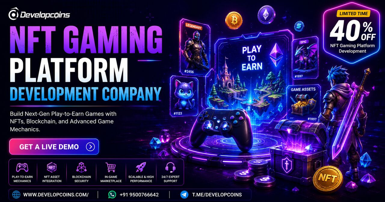 San Francisco, Software Development, Grow Your Web3 Gaming Ecosystem With An NFT Gaming Platform Development