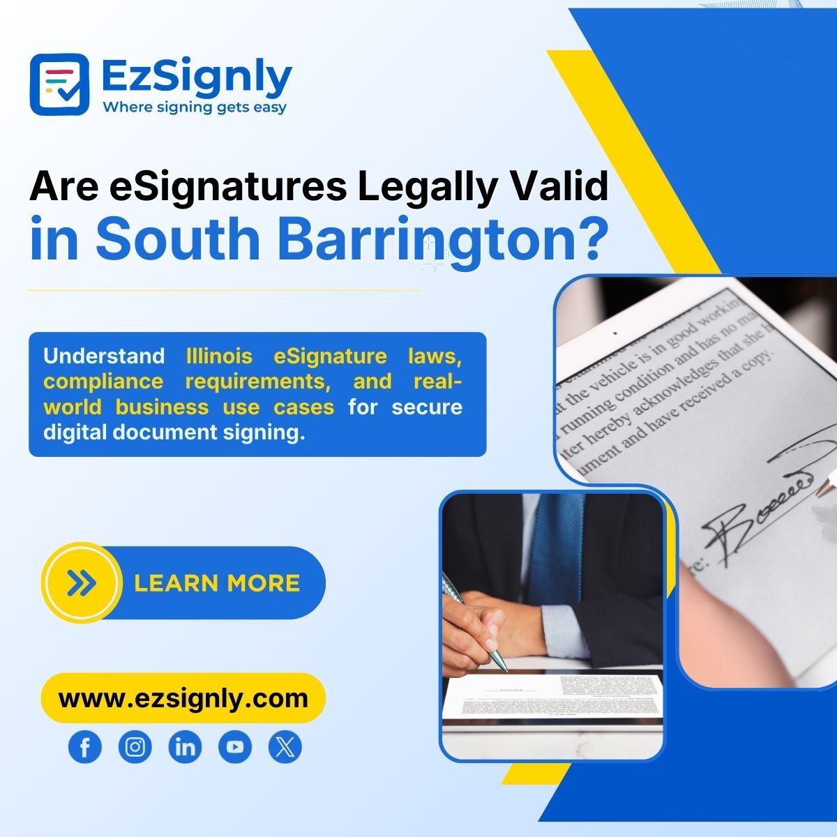 Chicago, Business, A Complete Guide To E-Sign Laws And Regulations