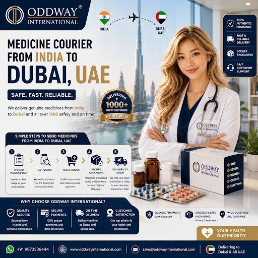 Abu Dhabi, Health & Beauty Items, Medicine Courier From India To UAE: Efficient Delivery Solutions - Oddway