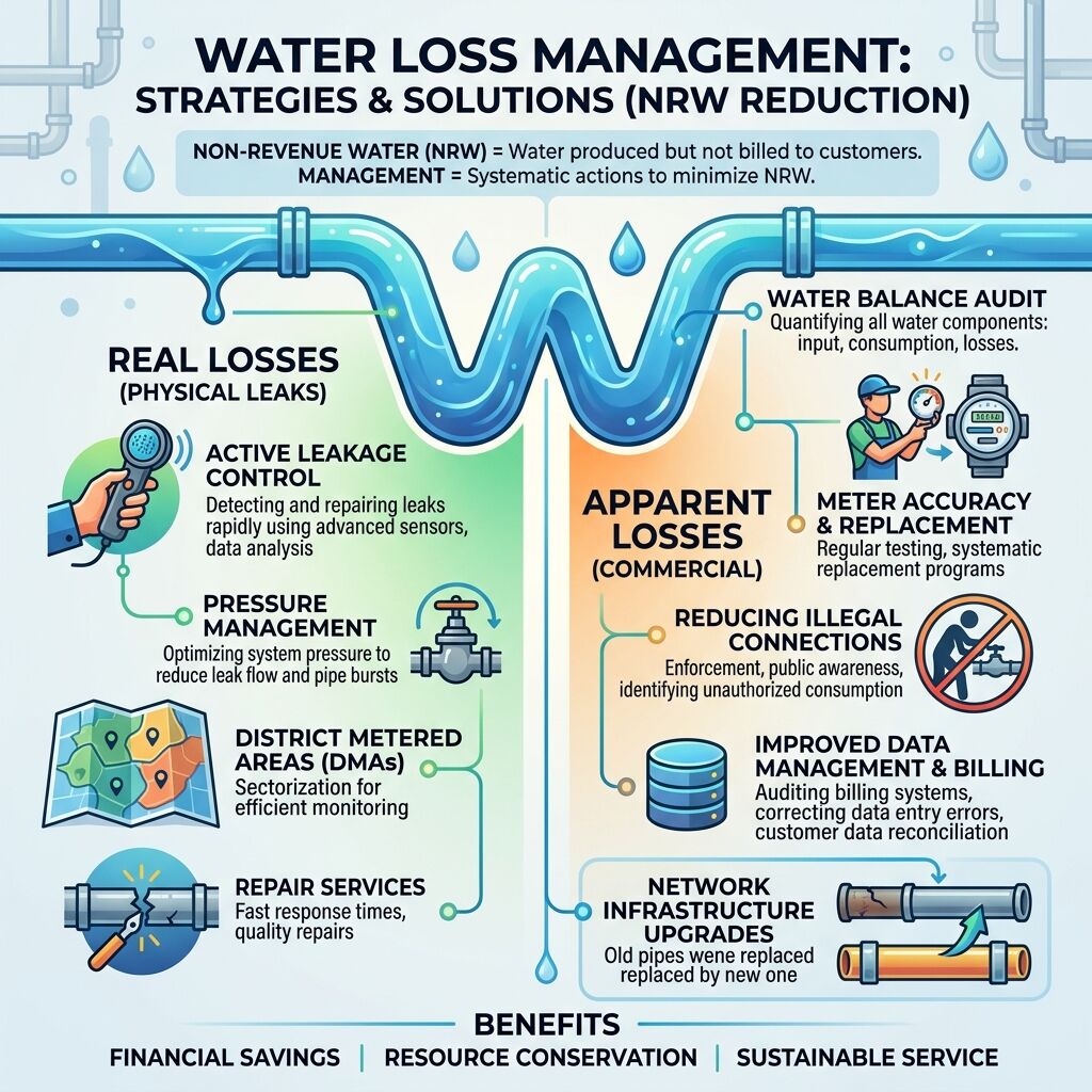 Kolkata, Business, Water Loss Management Services In India | Smart NRW Reduction Solutions | SPML Infra