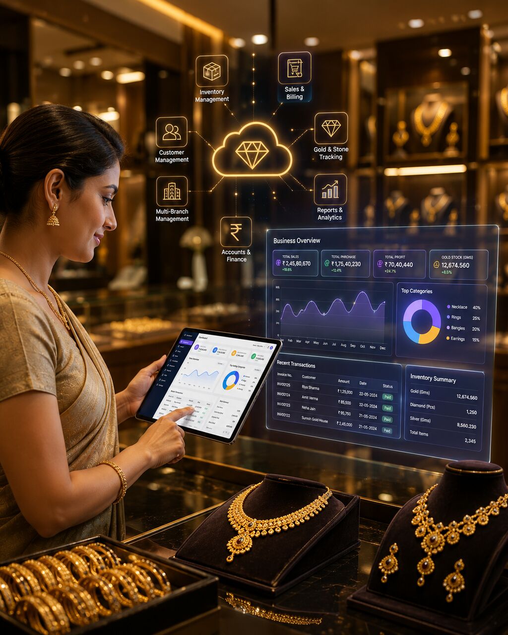 Hyderabad, Business, How Can Jewellery Stores Increase Productivity?