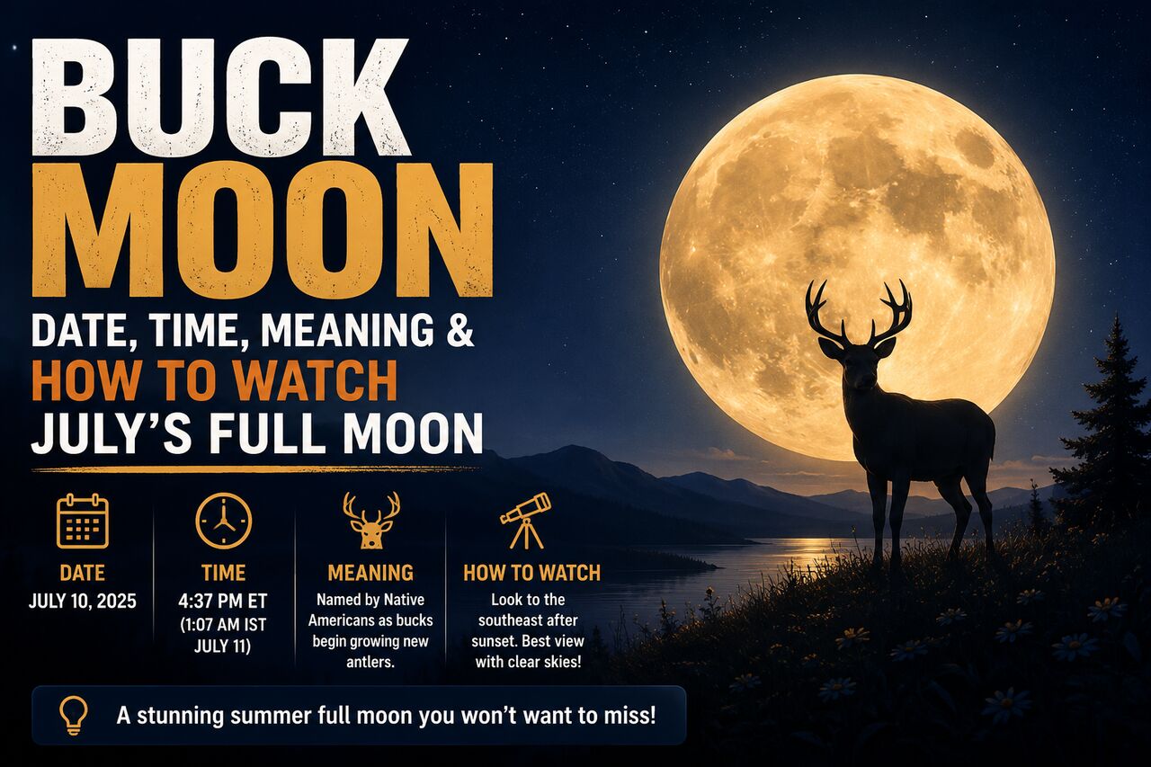New York, Manpower, Buck Moon Date, Time, Meaning & How To Watch July&rsquo;s Full Moon