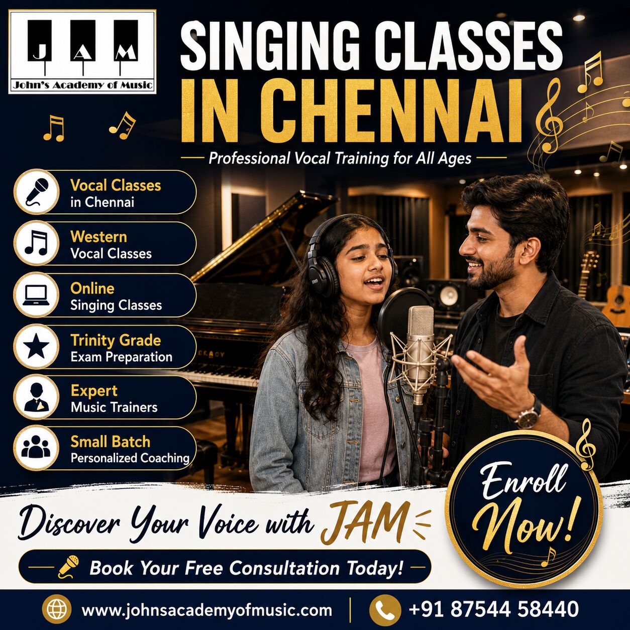 Chennai, Training, Top-Rated Singing Classes In Chennai With Professional Voice Training