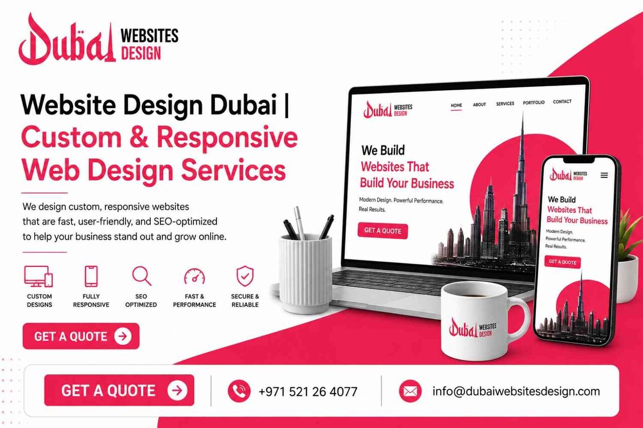 Dubai, Web Design & Development, Website Design Dubai | Custom & Responsive Web Design Services
