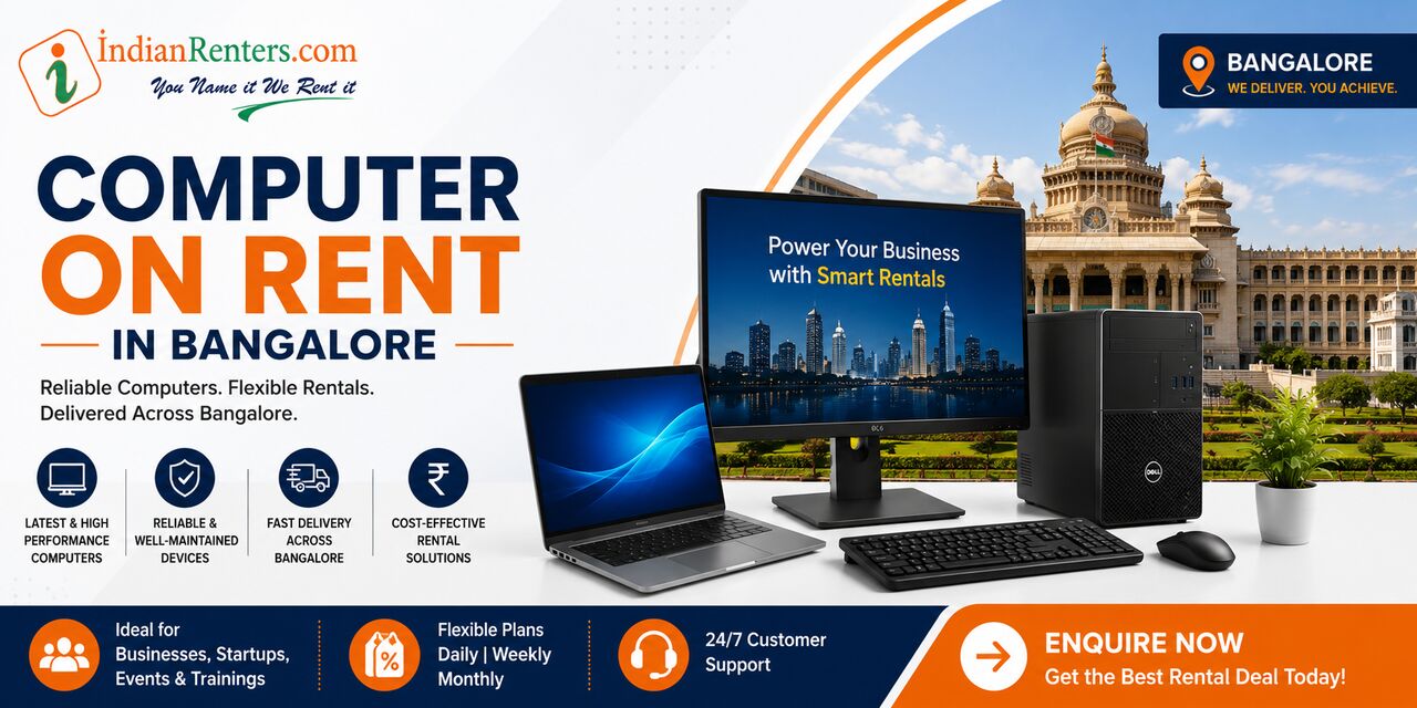 Bangalore, Equipment Rental, Top Computer On Rent In Bangalore - Book Now | IndianRenters