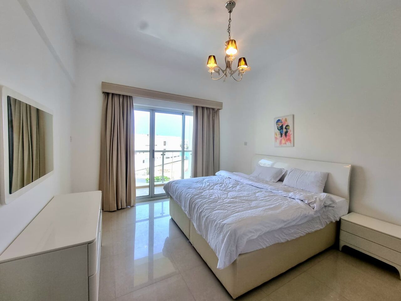 Amwaj Islands, Apartments, Flats, Houses & Villas, BHD 320/month,  Furnished,  1 BR,  70 Sq. Meter,  Elegant / Pet Friendly / 2 Balconies For Rent Amwaj Island
