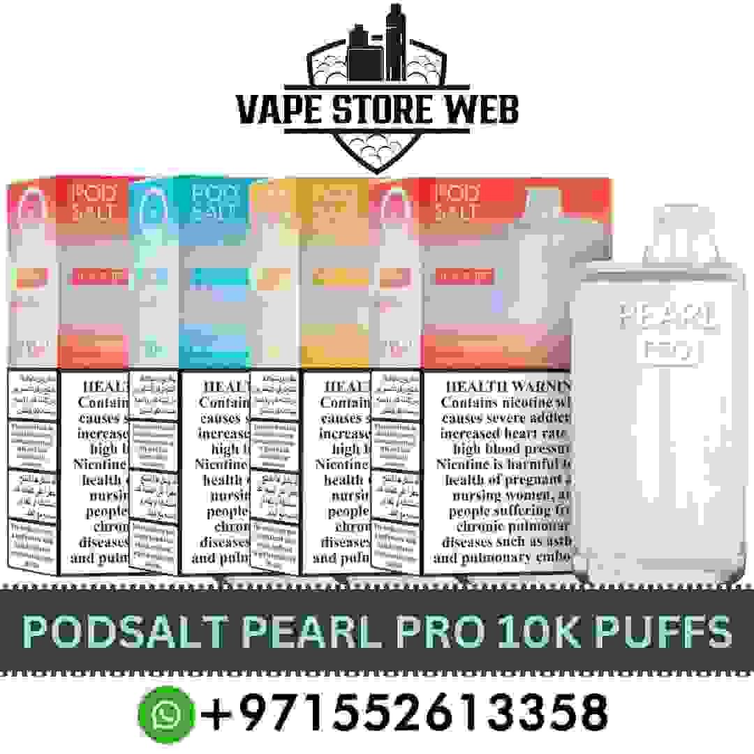 Dubai, Electronics, AED 390,  Pod Salt Pearl Pro 10000 Puffs 20MG Disposable Vape In Dubai