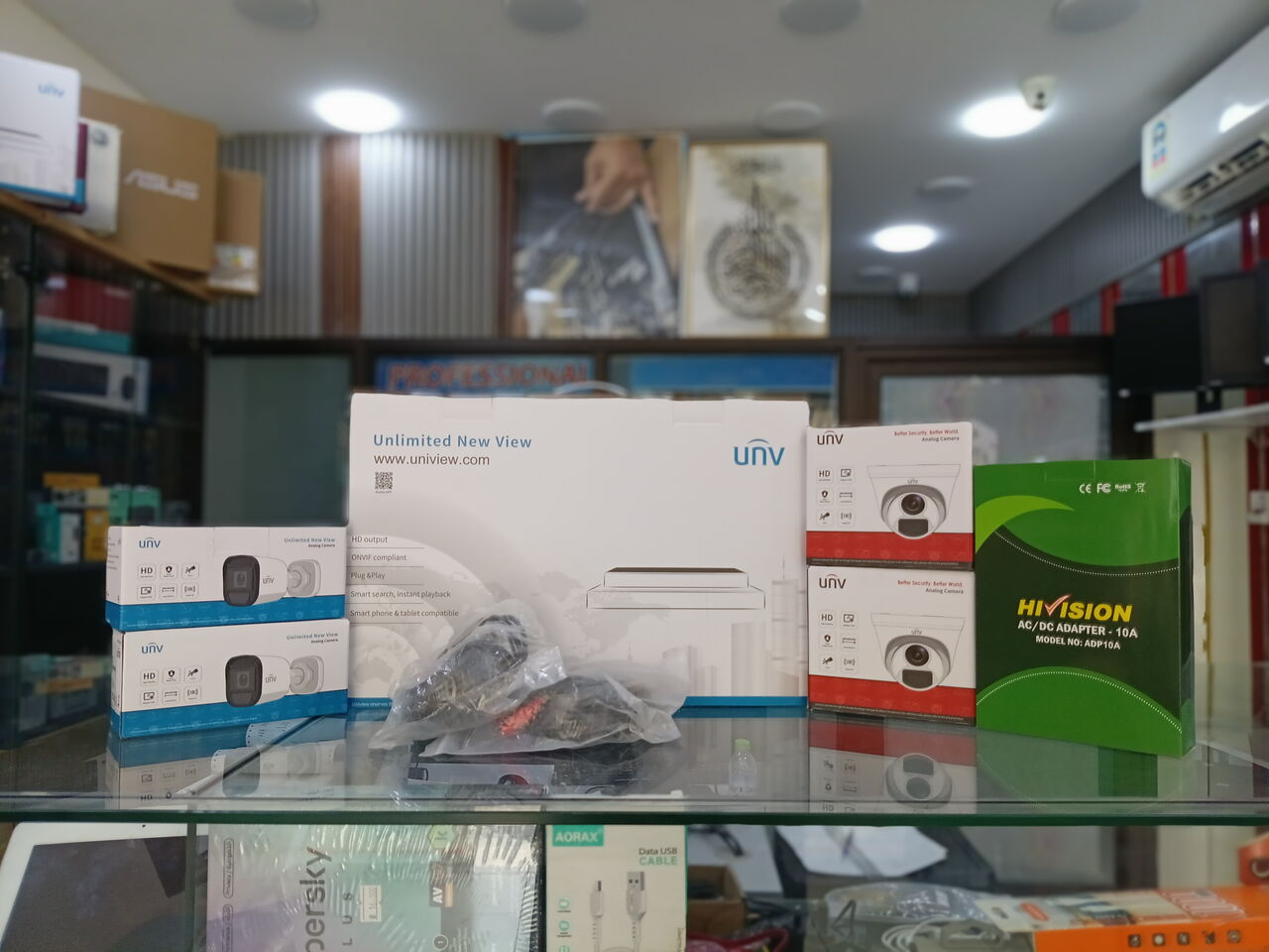 Riffa, Computers, BHD 43,  UNV 4 Camera CCTV Security Kit &ndash; Complete Package | Only BD 43.00