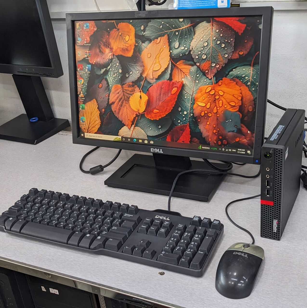 Manama, Tablet Computers, BHD 63,  Lenovo Tiny Mini PC AMD 7th Gen RAM 8GB SSD 256GB M.2 With 19" Mon Built-in WIFI Bluetooth