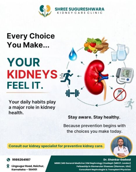 Mumbai, Health, Trusted Kidney Disease Treatment In Raichur By Experienced Nephrologist