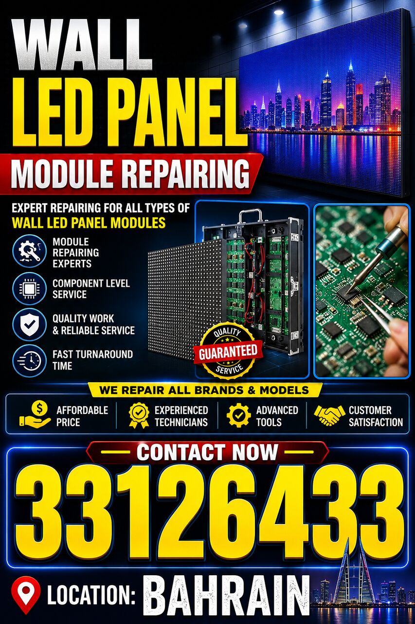 Manama, Job Seekers, I Want Wall Led Panel Module Repairing Job