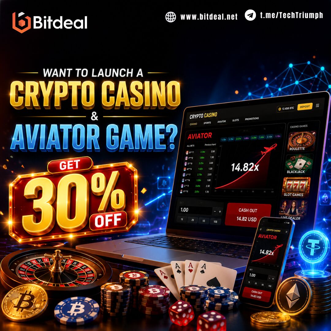 Dubai, Business, Want To Launch A Crypto Casino & Aviator Game? Get 30% OFF