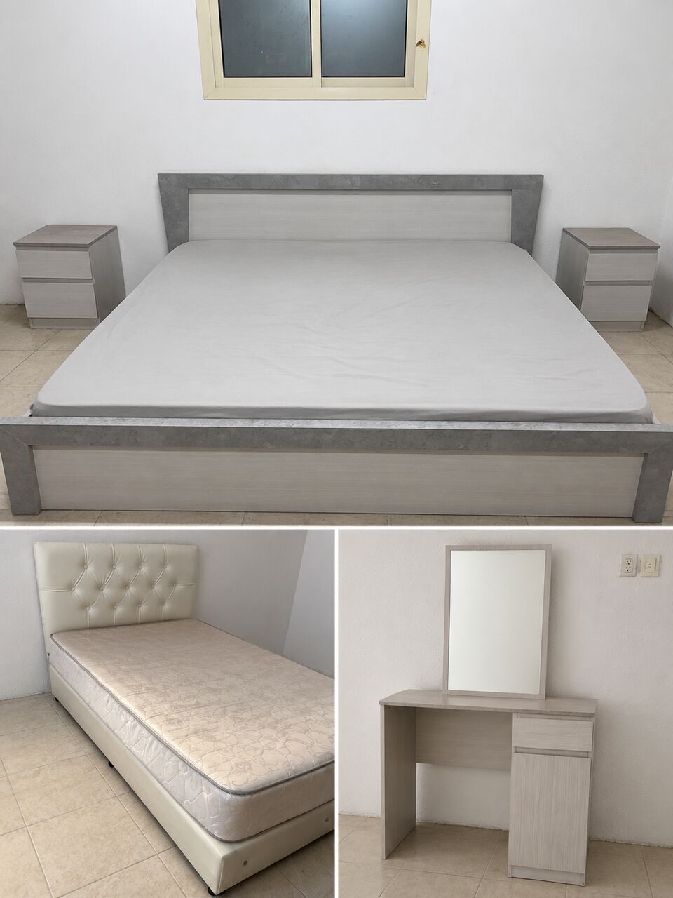 Jubail, Furniture, SAR 3000,  Bed And Dressing Table (Bedroom Set) For Sale