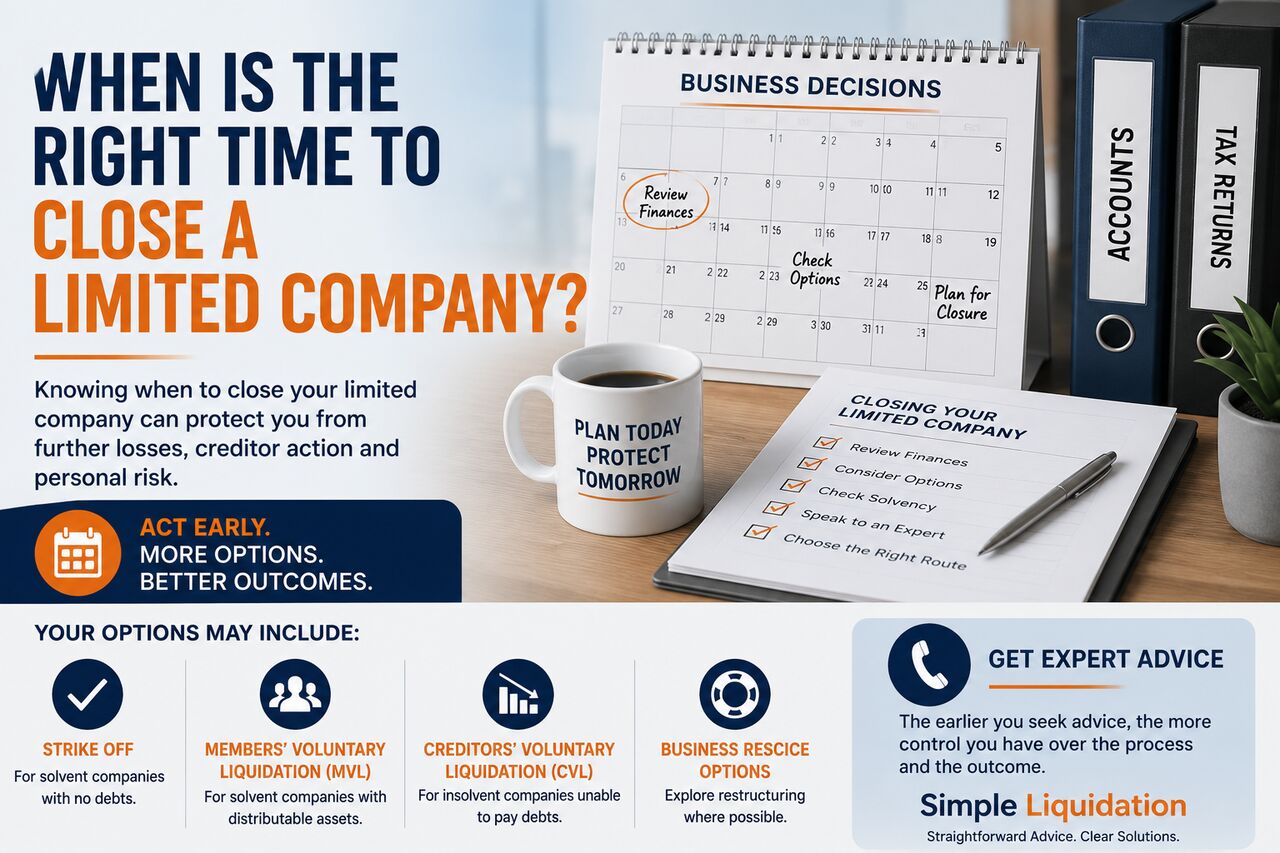 Birmingham, Legal, When Is The Right Time To Close A Limited Company?
