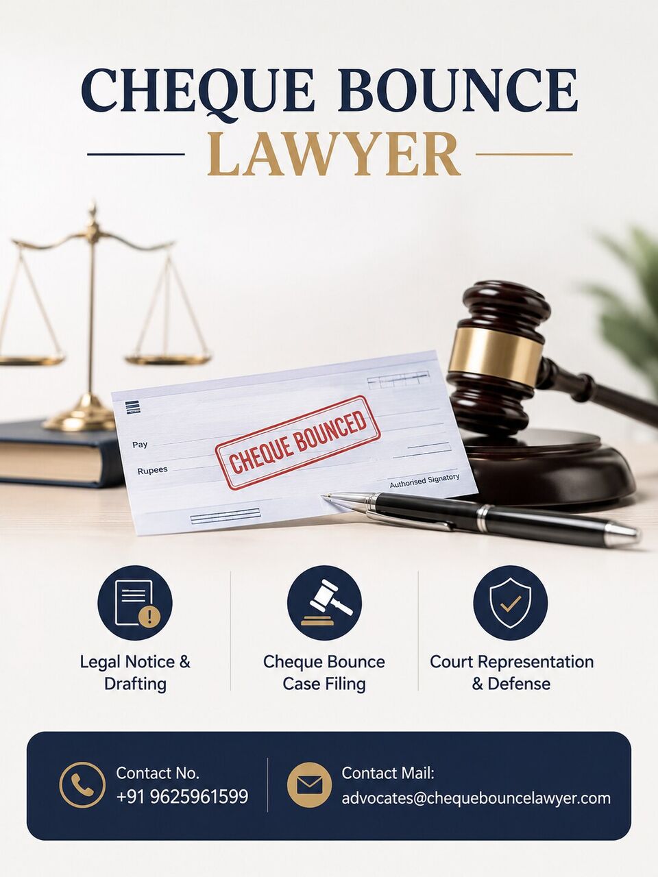 Mumbai, Legal, Need A Cheque Bounce Lawyer For Your Legal Dispute?