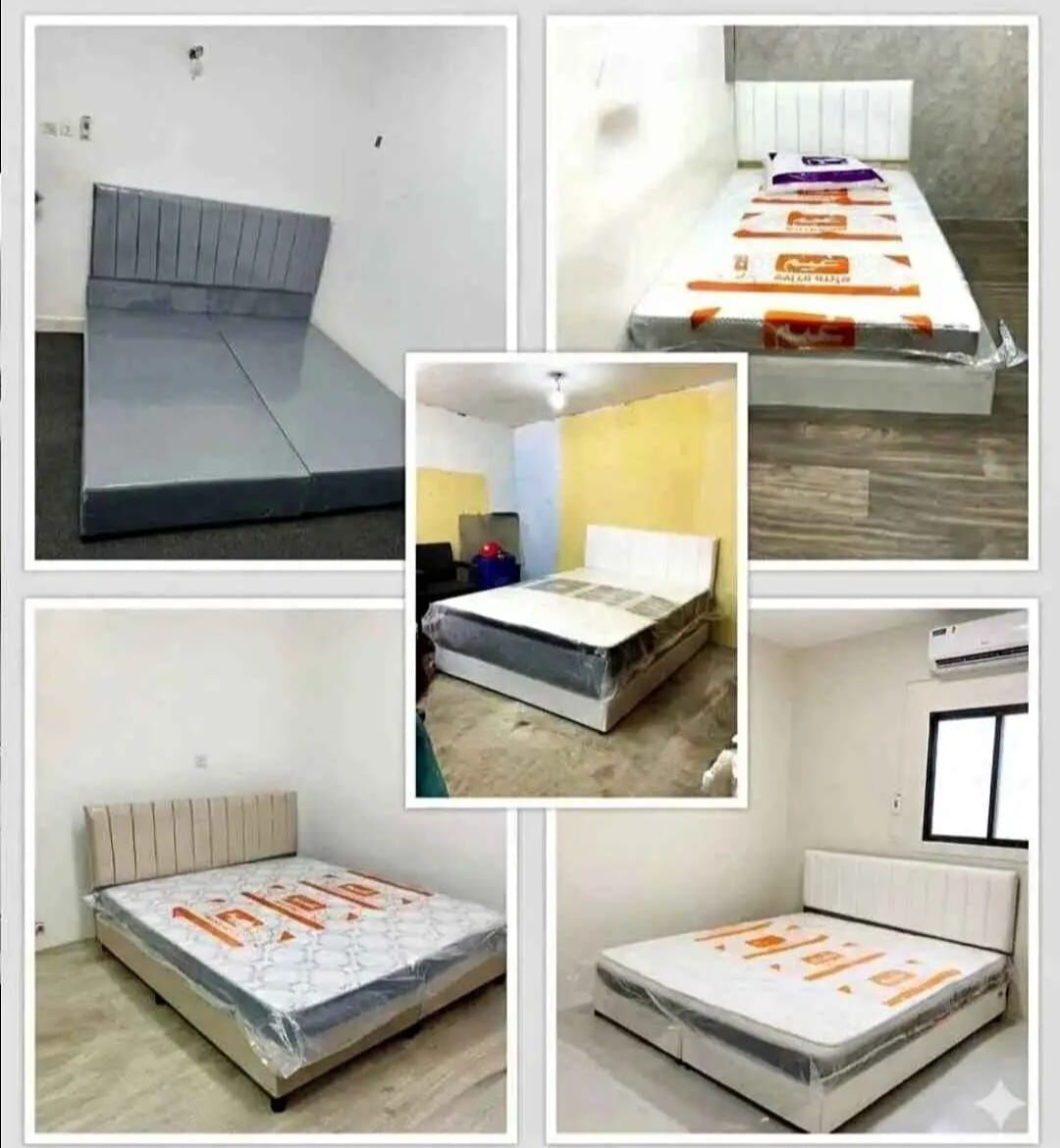 Riyadh, Household Items, SAR 5,  Bedroom Furniture | Riyadh  ✔ Box Bed – All Sizes Available ✔ Wood Bed – All Sizes