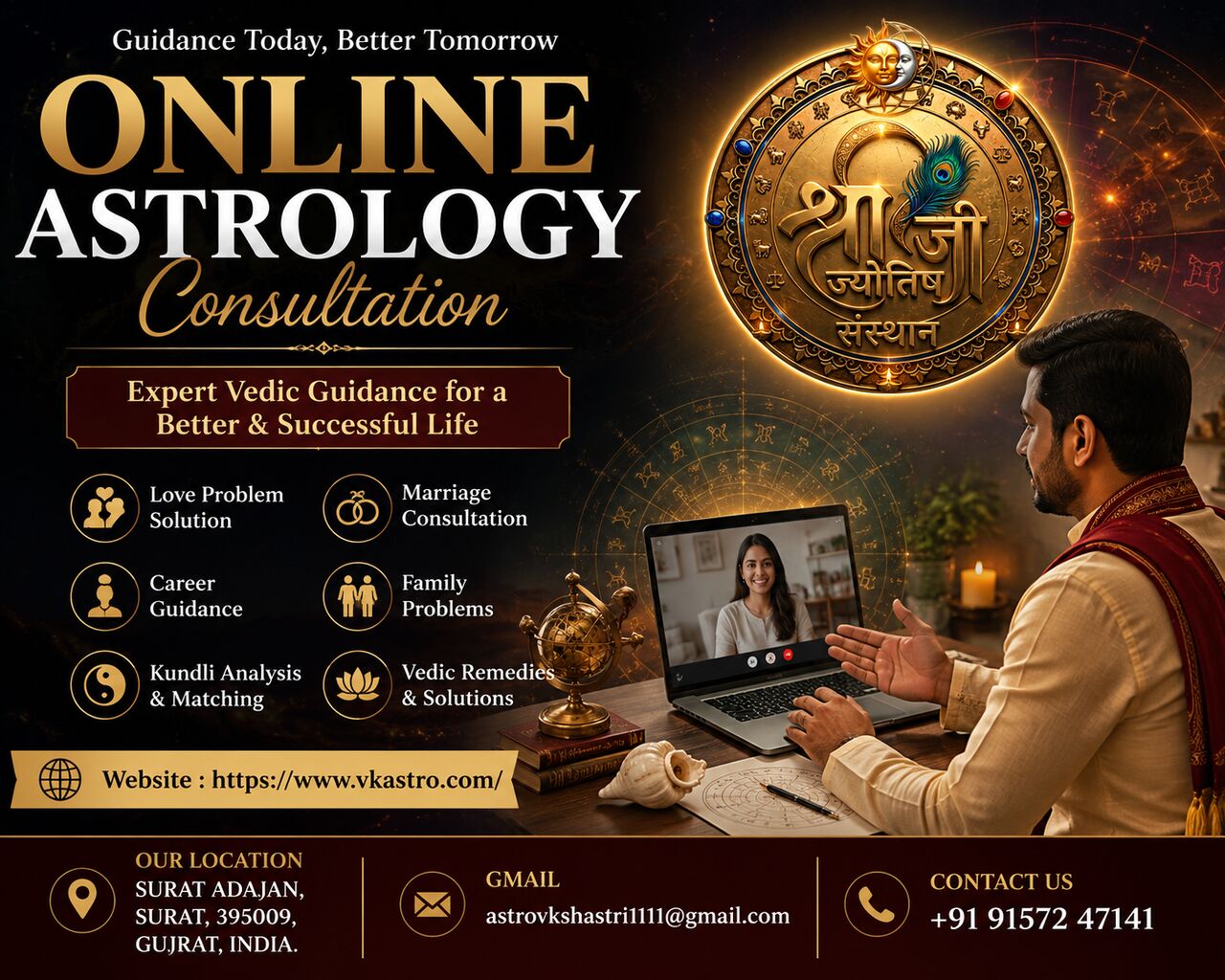 Mumbai, Business, Online Astrology Consultation | Expert Vedic Astrologer | VK Astro