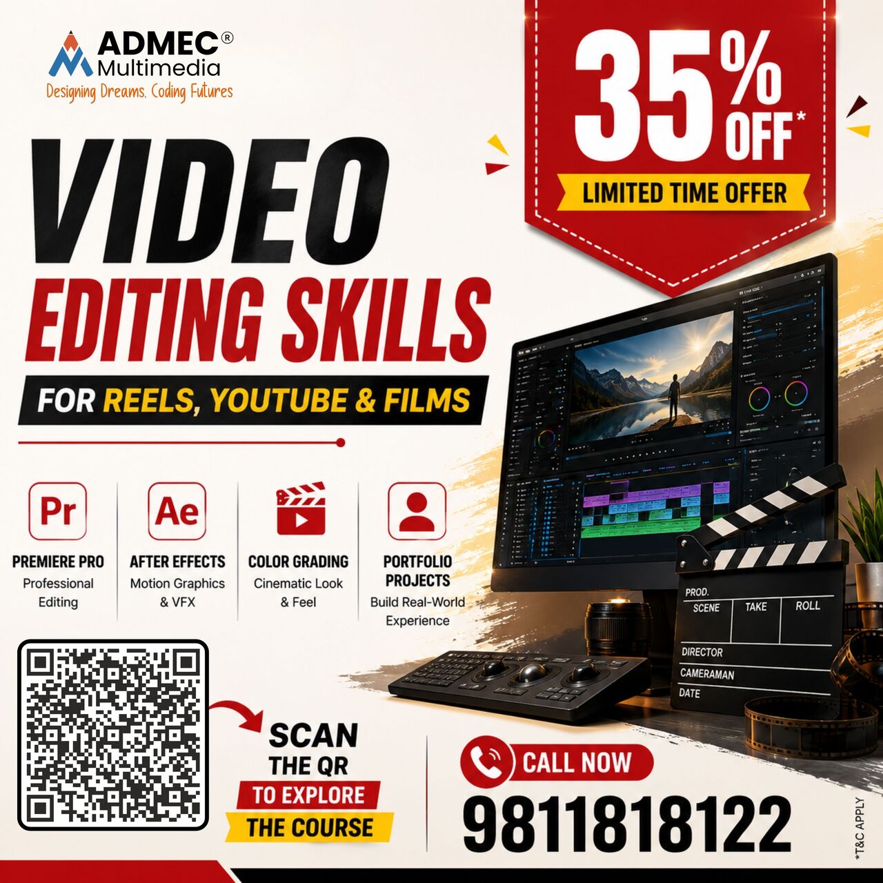 New Delhi, Education, Video Editing Skills For Reels, Shorts And Youtube