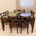 SAR 1700,  8 Seater Dining Table Set, Wardrobe, Bed With Mattress