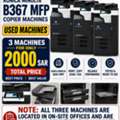 SAR 2000,  USED - Konica Minolta Bizhub 367 MFP Copier Machines. Only 2000 SAR