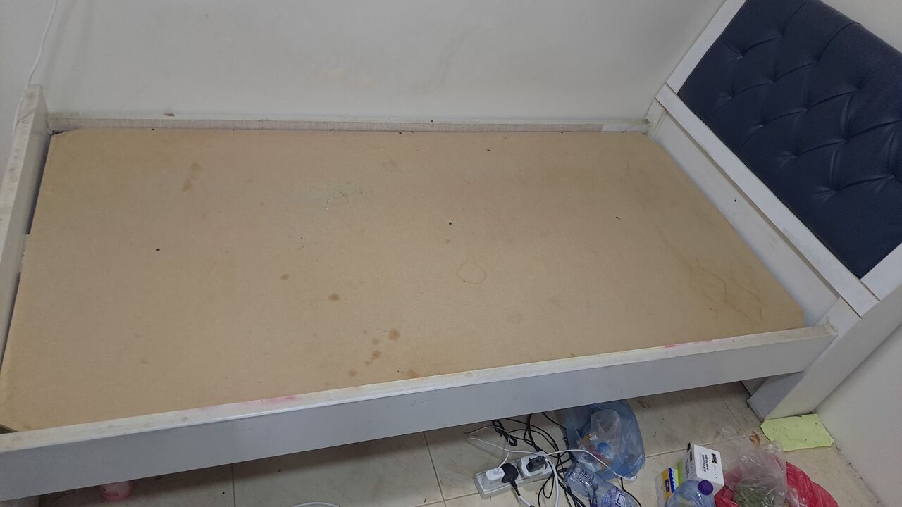 Jubail, Household Items, SAR 100,  Single Person Wooden Bed Only Without Mattress For Sell