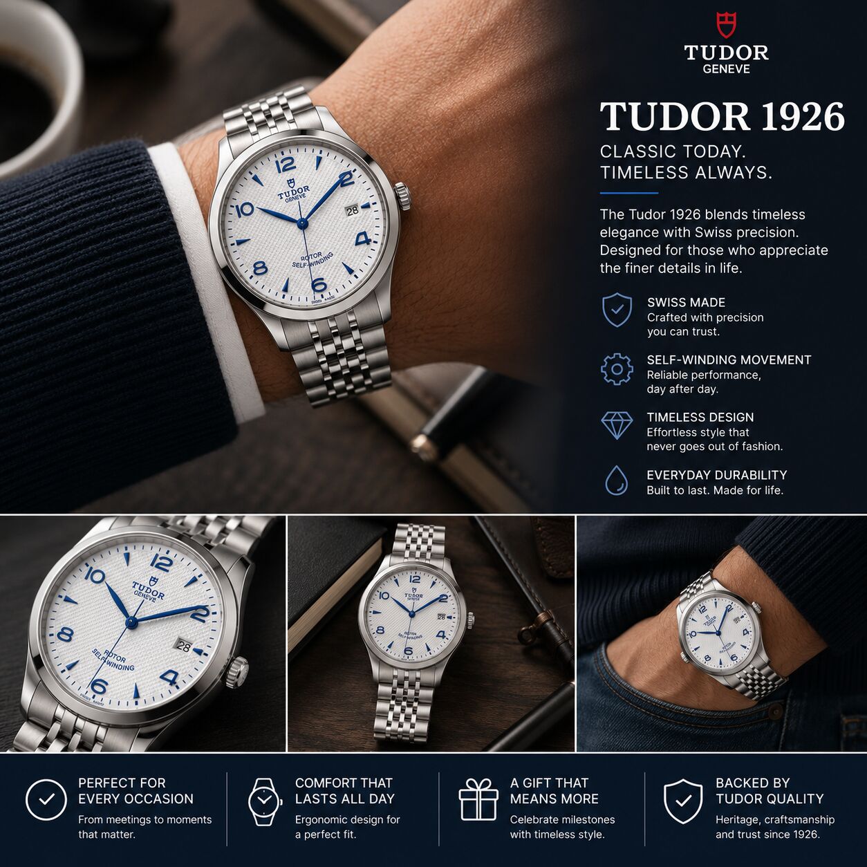 New Delhi, Watches, INR 232500,  How The Tudor 1926 Reflects Nearly A Century Of Watchmaking Excellence