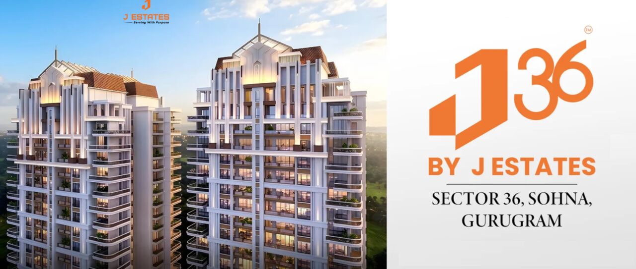 Gurugram, Real Estate For Sale, INR 25200000,  3 BR,  2533 Sq. Meter,  J36 By J Estates &ndash; Luxury 2, 2.5 & 3.5 BHK Apartments In Sector 36 Sohna