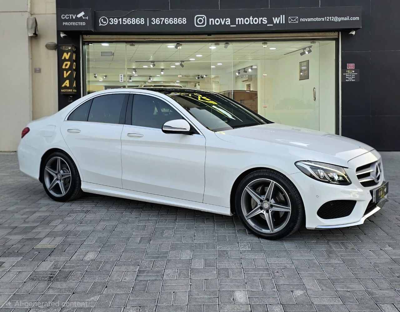 Manama, Vehicles, Cars & Trucks , BHD 8500,  Mercedes-Benz C-Class,  2016,  Automatic,  80000 KM,  Mercedes-Benz C200 AMG