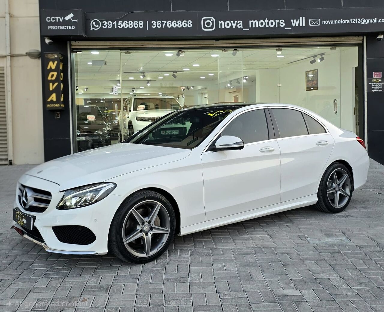 Manama, Vehicles, Cars & Trucks , BHD 8500,  Mercedes-Benz C-Class,  2016,  Automatic,  80000 KM,  Mercedes-Benz C200 AMG
