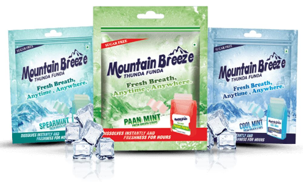 New Delhi, Food, INR 200,  Mountain Breeze Breath Strips For Instant Fresh Breath