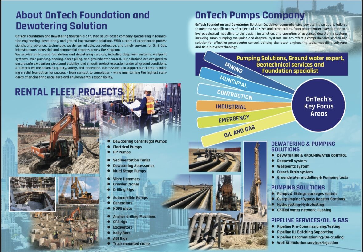 Khobar, Construction, Dewatering & Foundation Contractor | Shoring, Piling & Pump Rental