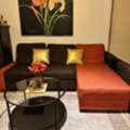 SAR 1400,  Ikea L Shape Sofa Bed And Center Table