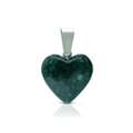 USD 259,  Heart Jade Pendant | Ethical Genuine Green Gemstone Jewelry