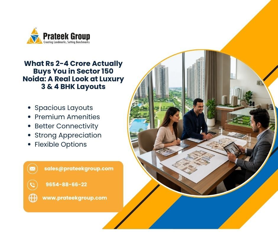 Lucknow, Real Estate, What Rs 2-4 Crore Actually Buys You In Sector 150 Noida: A Real Look At Luxury 3 & 4 BHK L