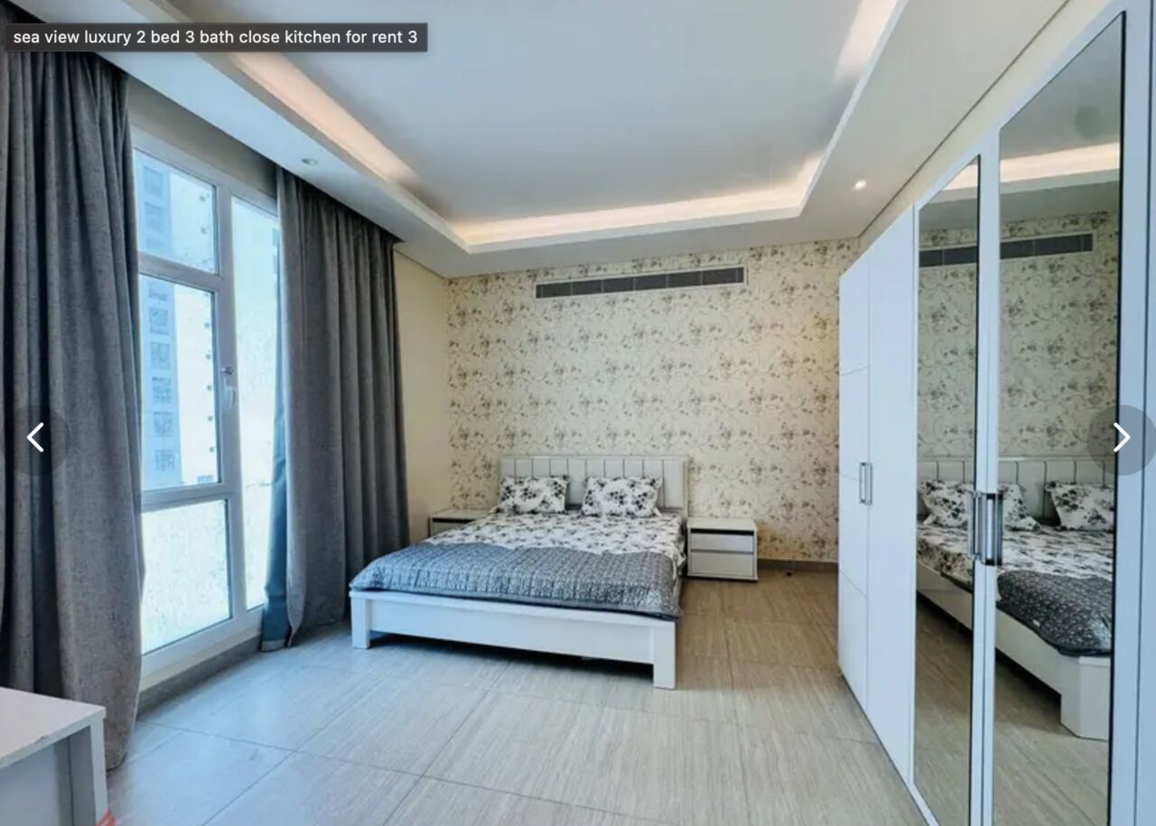 Juffair, Sublets, BHD 165/month,  3 BR,  400 Sq. Meter,  Sharing 1 Bedroom In A 2 Bed Room Flat