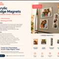 INR 159,  Acrylic Fridge Magnets &ndash; Personalised Photo Magnets