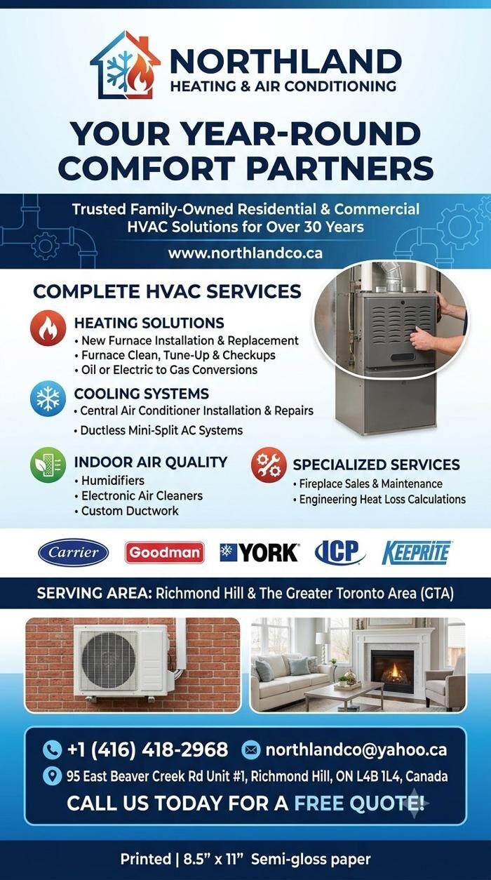 Toronto, Air Conditioning, Fireplace Doors & Installation Richmond Hill, ON