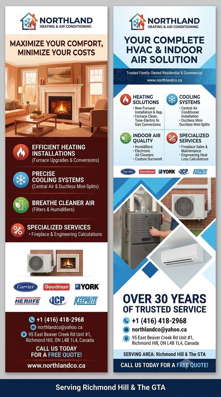 Toronto, Air Conditioning, Fireplace Doors & Installation Richmond Hill, ON