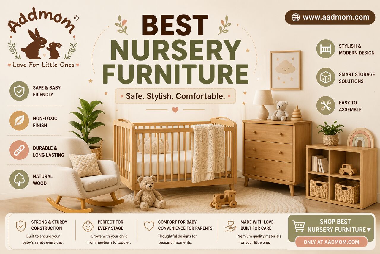 Mumbai, Baby & Kid Stuff, Best Nursery Furniture: Create A Safe, Stylish, And Comfortable Space For Your Baby