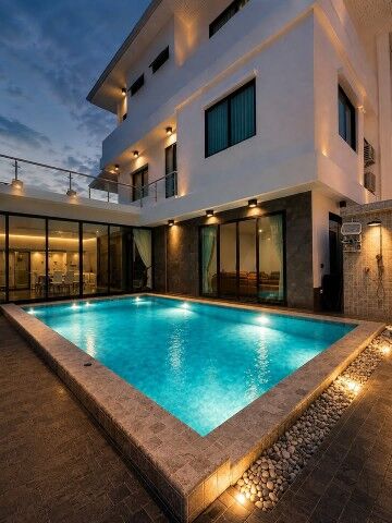 Bangkok, Real Estate For Sale, THB 57999999,  6 BR,  173 Sq. Feet,  MRT Lat Phrao 71 1 Km. Nakniwat 1-4, Luxury Detached House, Pool Villa, 6 Bedrooms, 8