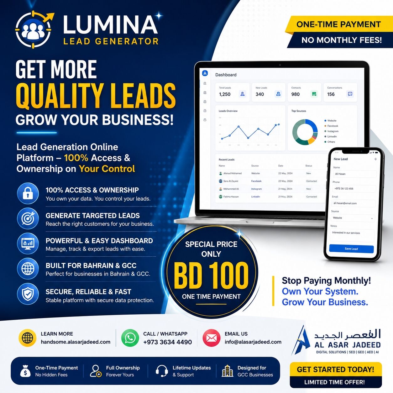 Manama, Business, Lead Generation Platform!