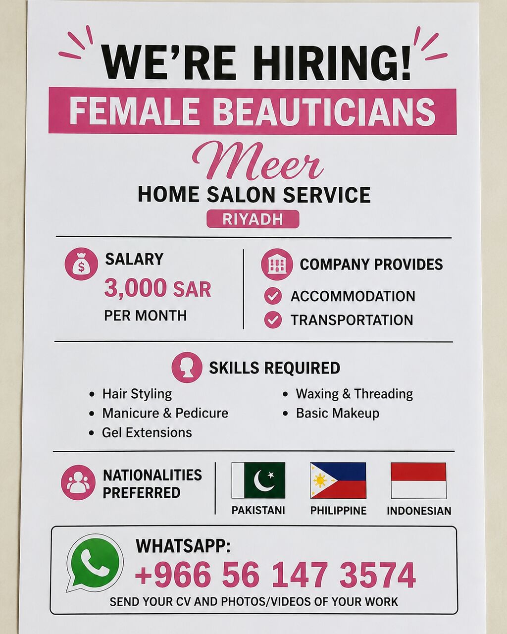 Riyadh, Jobs, 🚨 We