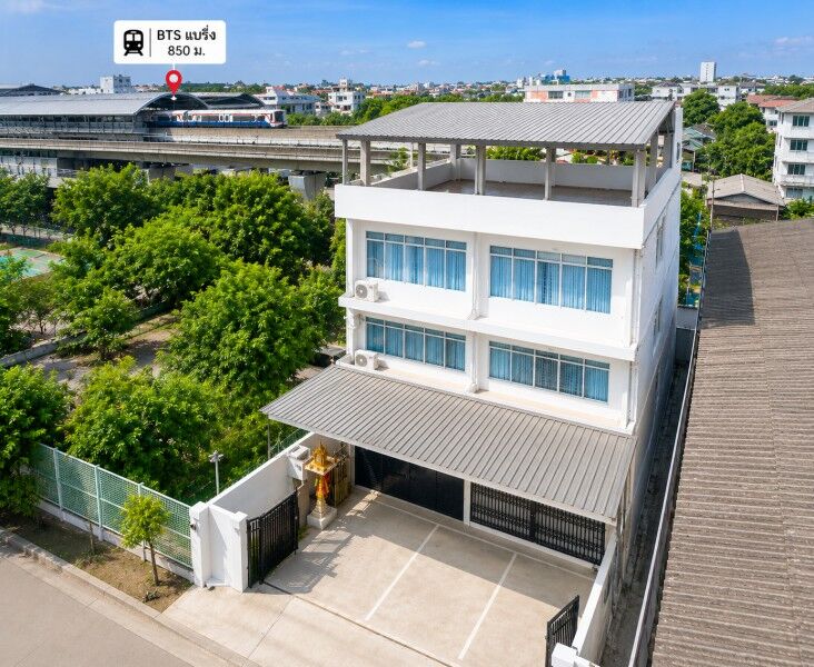Bangkok, Villas, THB 54999,  45 Sq. Feet,  Near BTS Bearing 850 M. 540 Sq M. Sukhumvit Rd.107  Home Office For Rent, 2 Units, 3.5