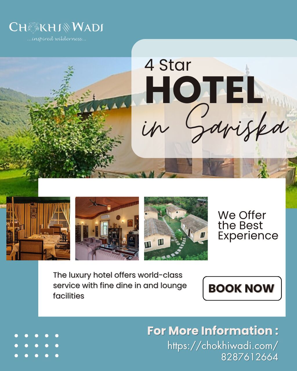 Jaipur, Travel, Looking For A 4 Star Hotel In Sariska? Stay At Chokhiwadi