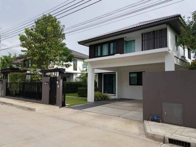 Bangkok, Villas, THB 69000,  66 Sq. Feet,  2-story Detached House For Rent, 65.9 Sq M, 4 Bedrooms, Manthana Bangna Project, Km. 7,